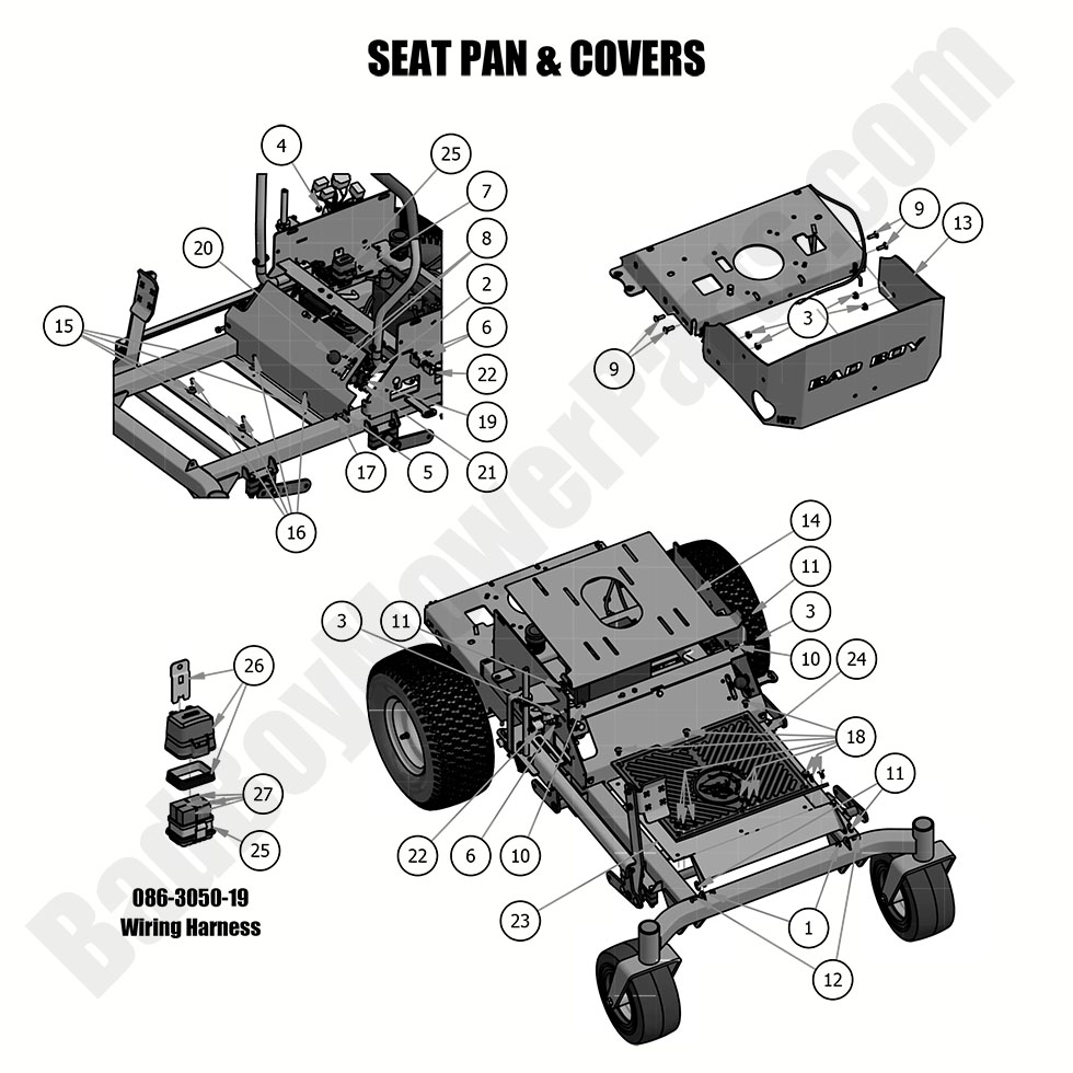 2019 MZ & MZ Magnum Seat Pan and Covers